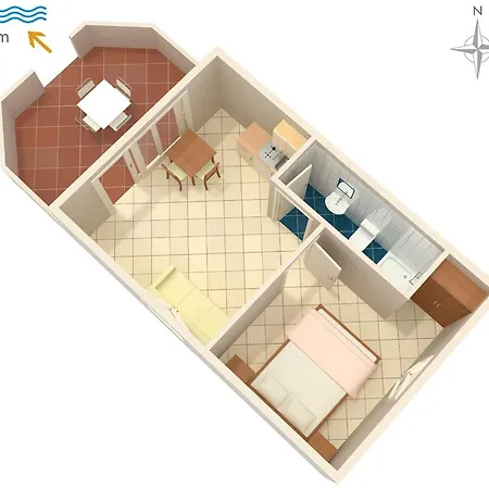 Apartment Pomena 10426b Goveđari